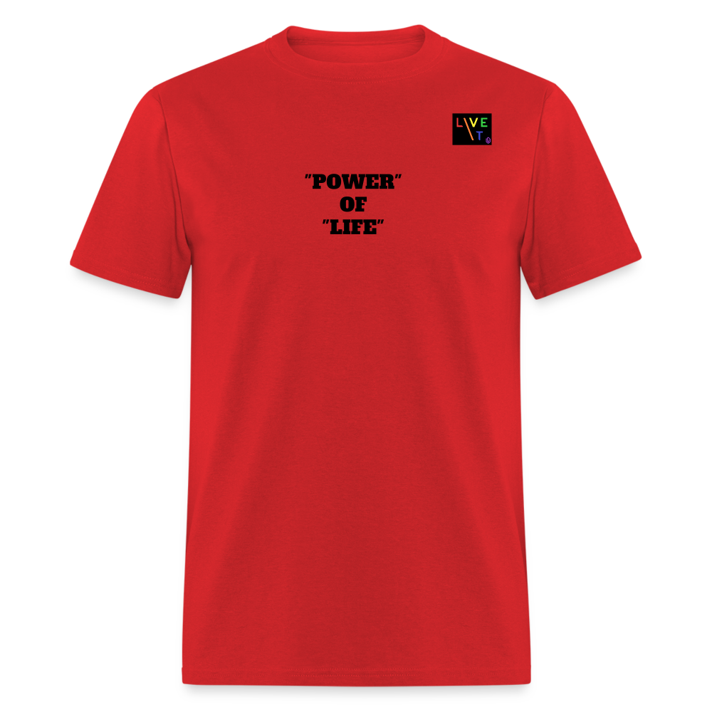 LIVE IT Pride Unisex POWER OF LIFE original Classic T-Shirt - red