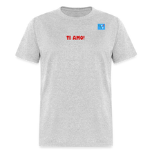Load image into Gallery viewer, LIVE IT Italia Unisex TI AMO original Classic T-Shirt - heather gray
