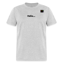Load image into Gallery viewer, LIVE IT Pride Unisex HELLO GOODBYE original Classic T-Shirt - heather gray
