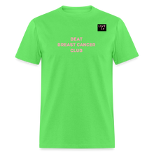 Load image into Gallery viewer, LIVE IT Breast Cancer Unisex BEAT CLUB original Classic T-Shirt - kiwi
