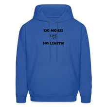 Load image into Gallery viewer, LIVE IT Men's DO MORE NO LIMITS original Men's Hoodie - royal blue
