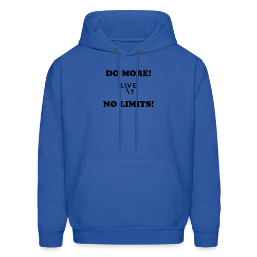 LIVE IT Men's DO MORE NO LIMITS original Men's Hoodie - royal blue