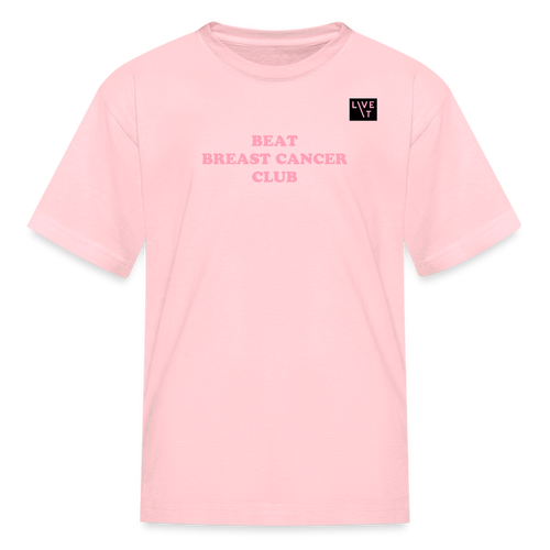LIVE IT Kids Breast Cancer BEAT CLUB original Youth T-Shirt - pink