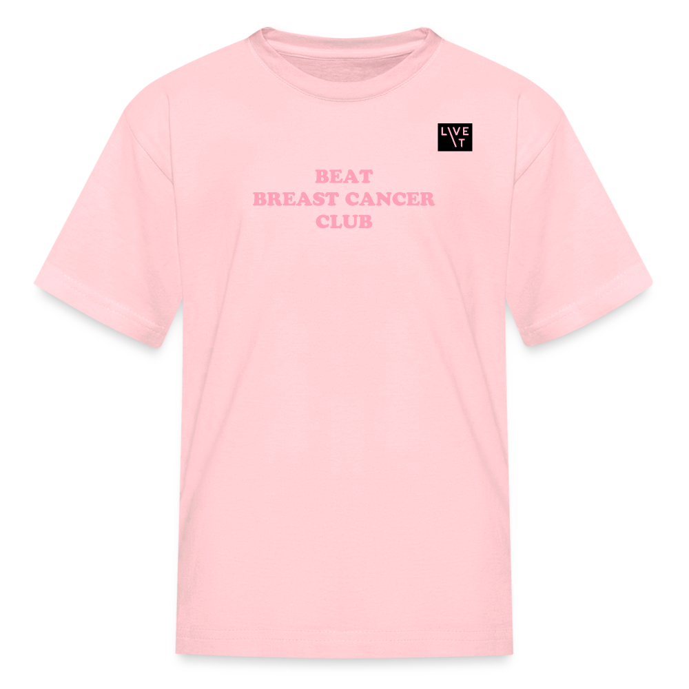 LIVE IT Kids Breast Cancer BEAT CLUB original Youth T-Shirt - pink