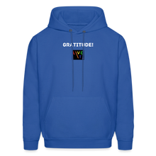 Load image into Gallery viewer, LIVE IT Pride Unisex GRATITUDE original Hoodie - royal blue
