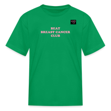 Load image into Gallery viewer, LIVE IT Kids Breast Cancer BEAT CLUB original Youth T-Shirt - kelly green
