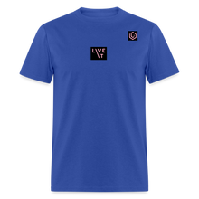 Load image into Gallery viewer, LIVE IT Breast Cancer Unisex BEAT CLUB original Classic T-Shirt - royal blue
