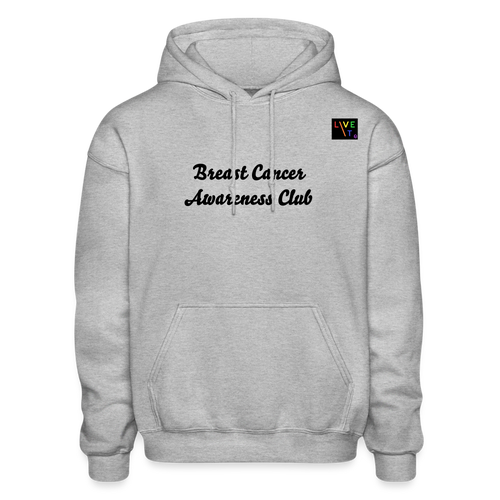 LIVE IT Pride Breast Cancer Unisex AWARENESS CLUB original Hoodie - heather gray