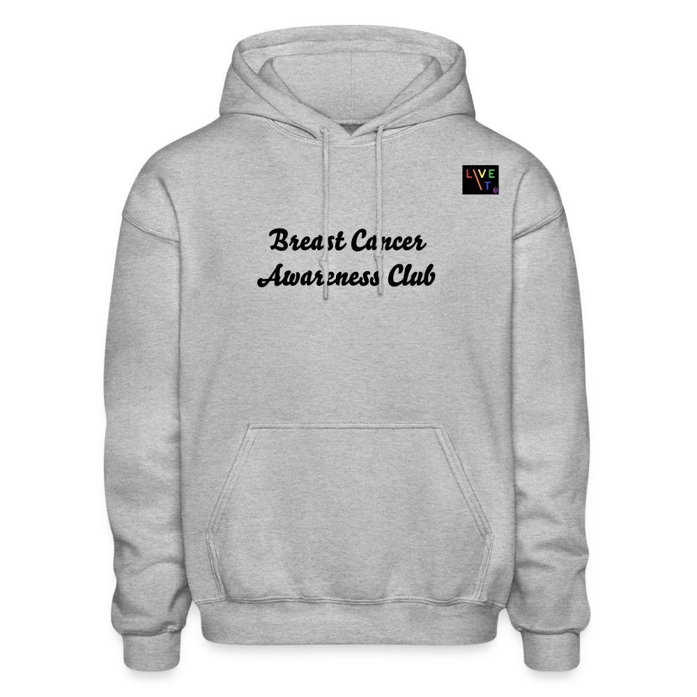 LIVE IT Pride Breast Cancer Unisex AWARENESS CLUB original Hoodie - heather gray