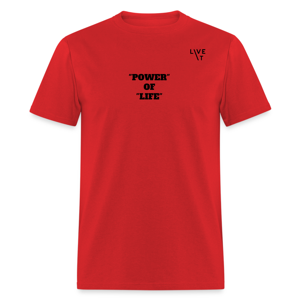 LIVE IT Unisex POWER OF LIFE original Classic T-Shirt - red