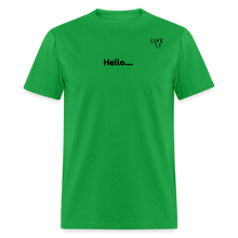 Load image into Gallery viewer, LIVE IT Unisex HELLO GOODBYE original Classic T-Shirt - bright green

