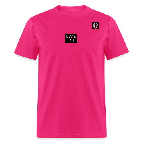 LIVE IT Breast Cancer Unisex BEAT CLUB original Classic T-Shirt - fuchsia