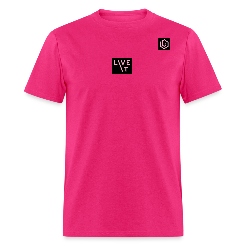LIVE IT Breast Cancer Unisex BEAT CLUB original Classic T-Shirt - fuchsia