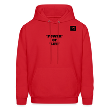 Load image into Gallery viewer, LIVE IT Men&#39;s POWER OF LIFE original Men&#39;s Hoodie - red
