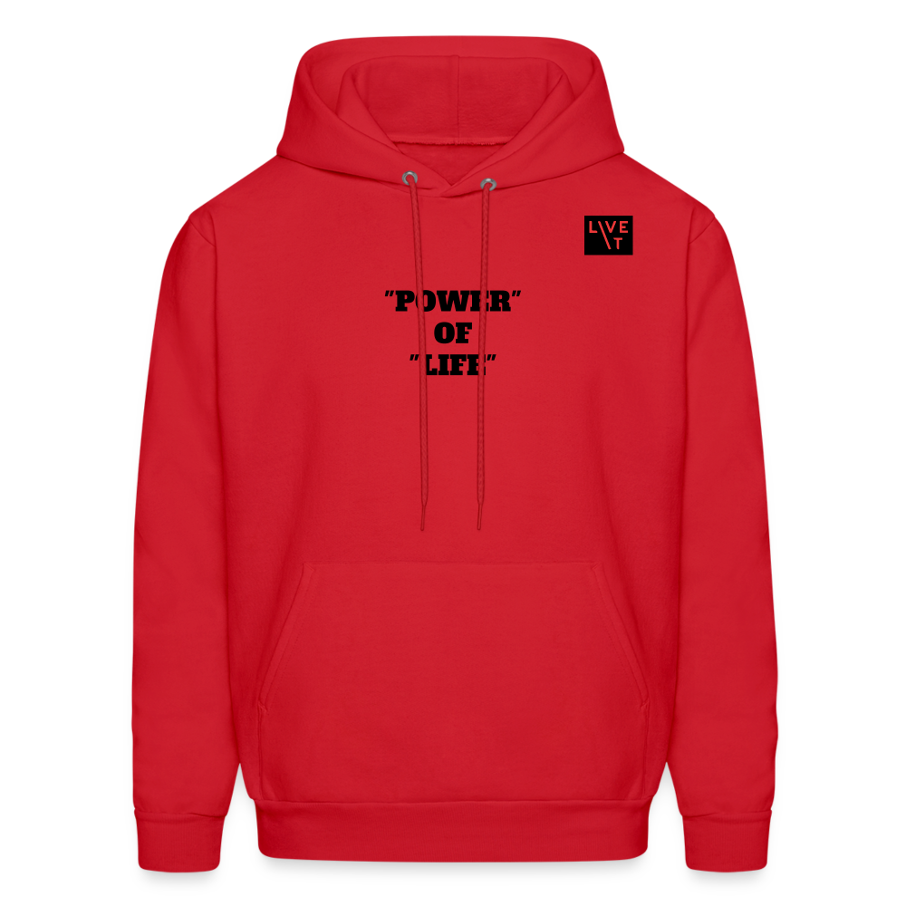 LIVE IT Men's POWER OF LIFE original Men's Hoodie - red