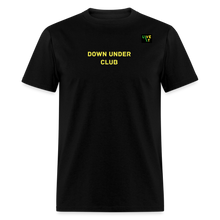 Load image into Gallery viewer, LIVE IT Aussie Unisex DOWN UNDER CLUB original Classic T-Shirt - black
