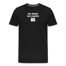 Load image into Gallery viewer, LIVE IT Men’s DO MORE NO LIMITS original Men&#39;s Organic T-Shirt - black
