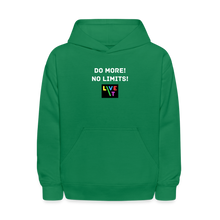 Load image into Gallery viewer, LIVE IT Kids DO MORE NO LIMITS original Hoodie - kelly green
