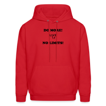 Load image into Gallery viewer, LIVE IT Men's DO MORE NO LIMITS original Men's Hoodie - red
