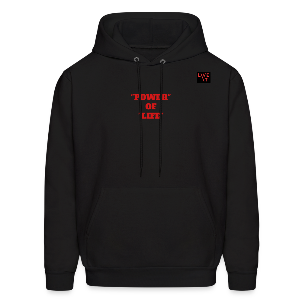 LIVE IT Men's POWER OF LIFE original Men's Hoodie - black