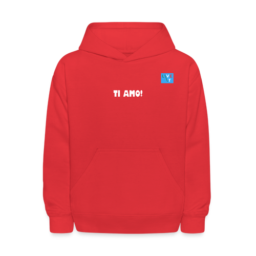 LIVE IT Kids Italia TI AMO original Hoodie - red