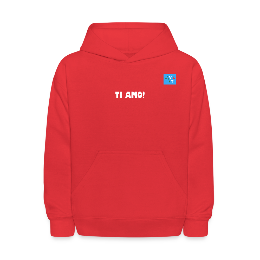 LIVE IT Kids Italia TI AMO original Hoodie - red