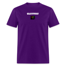 Load image into Gallery viewer, LIVE IT Pride Unisex GRATITUDE original Classic T-Shirt - purple
