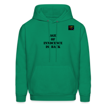 Load image into Gallery viewer, LIVE IT Pride Unisex AGE OF INNOCENCE IS BACK original Hoodie - kelly green
