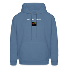 Load image into Gallery viewer, LIVE IT Pride Unisex GRATITUDE original Hoodie - denim blue
