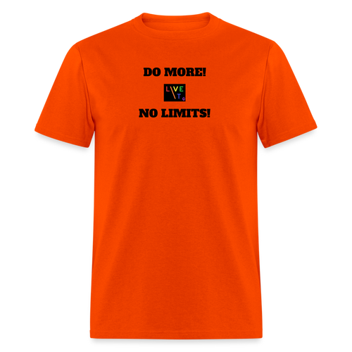 LIVE IT Pride Unisex DO MORE NO LIMITS original Classic T-Shirt - orange