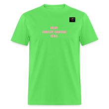 Load image into Gallery viewer, LIVE IT Pride Breast Cancer Unisex BEAT CLUB Original Classic T-Shirt - kiwi
