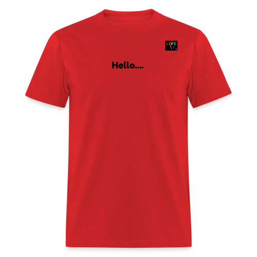LIVE IT Pride Unisex HELLO GOODBYE original Classic T-Shirt - red