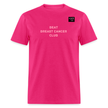 Load image into Gallery viewer, LIVE IT Breast Cancer Unisex BEAT CLUB original Classic T-Shirt - fuchsia
