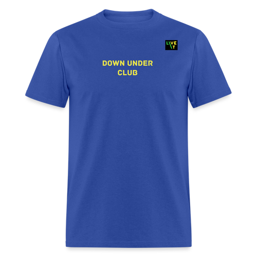 LIVE IT Aussie Unisex DOWN UNDER CLUB original Classic T-Shirt - royal blue