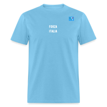 Load image into Gallery viewer, LIVE IT Italia Unisex FORZA ITALIA original Classic T-Shirt - aquatic blue
