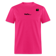 Load image into Gallery viewer, LIVE IT Pride Unisex HELLO GOODBYE original Classic T-Shirt - fuchsia
