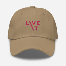 Load image into Gallery viewer, LIVE IT Breast Cancer AWARENESS and SURVIVOR original Classic Cap
