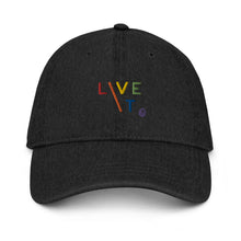 Load image into Gallery viewer, LIVE IT Pride original Denim Cap
