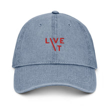 Load image into Gallery viewer, LIVE IT original Denim Cap
