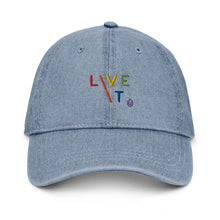 Load image into Gallery viewer, LIVE IT Pride original Denim Cap
