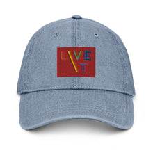 Load image into Gallery viewer, LIVE IT Pride signature Denim Cap
