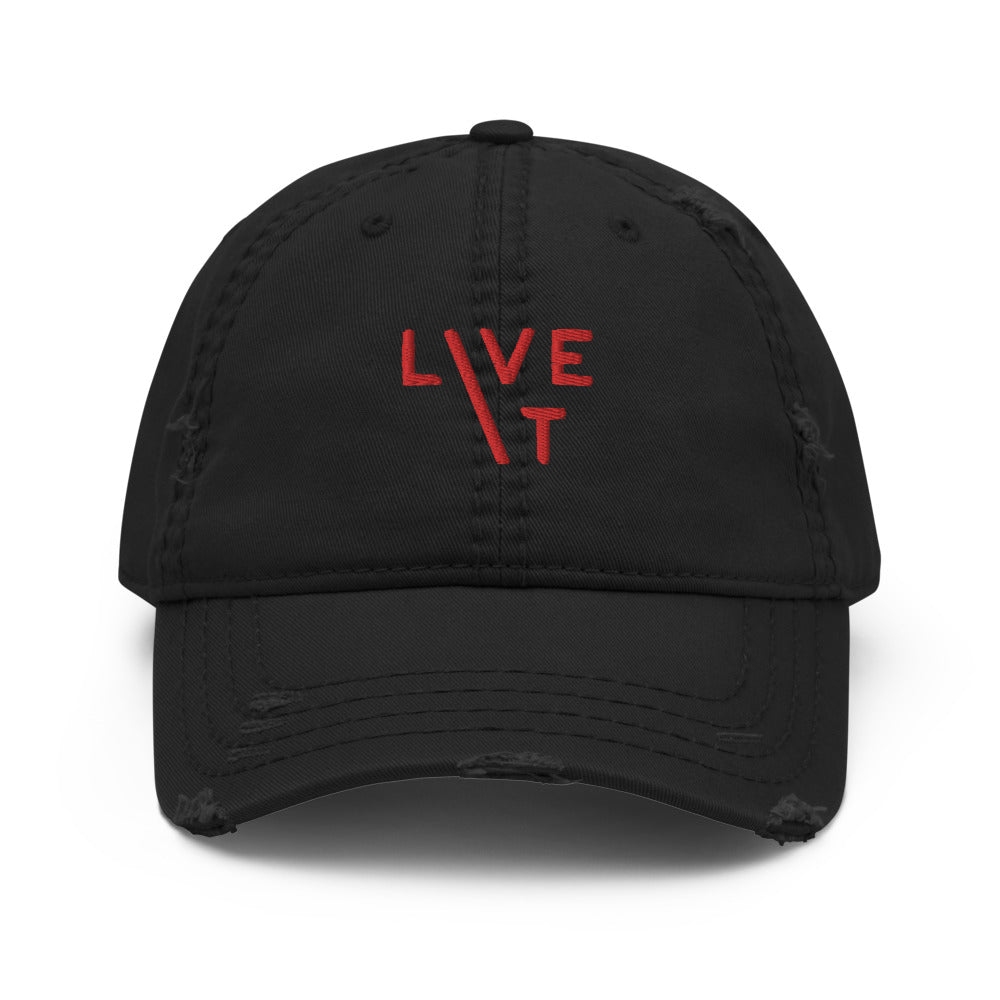 LIVE IT original Distressed Cap