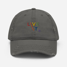 Load image into Gallery viewer, LIVE IT Pride original Distressed Cap
