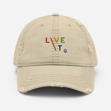 Load image into Gallery viewer, LIVE IT Pride original Distressed Cap
