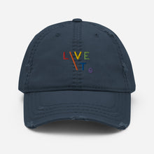 Load image into Gallery viewer, LIVE IT Pride original Distressed Cap
