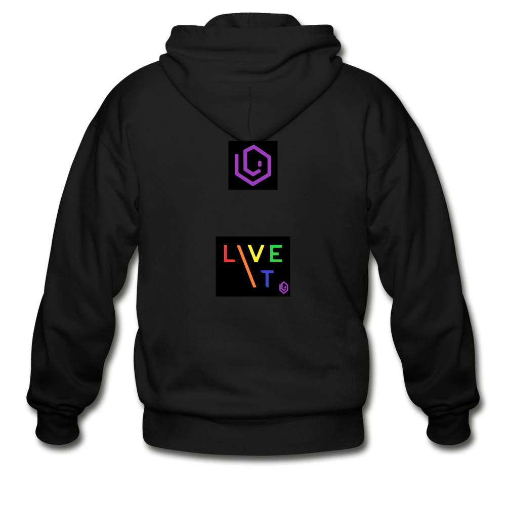 LIVE IT Pride original ZIP Hoodie - black