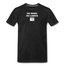 Load image into Gallery viewer, LIVE IT Men’s DO MORE NO LIMITS original Men&#39;s Organic T-Shirt - black
