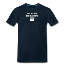 Load image into Gallery viewer, LIVE IT Men’s DO MORE NO LIMITS original Men&#39;s Organic T-Shirt - deep navy
