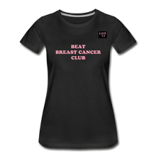 Load image into Gallery viewer, LIVE IT Breast Cancer Women&#39;s BEAT CLUB original Women’s Organic T-Shirt - black
