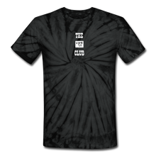 Load image into Gallery viewer, LIVE IT Unisex &quot;LIVE IT CLUB&quot; original Tie Dye T-Shirt - spider black
